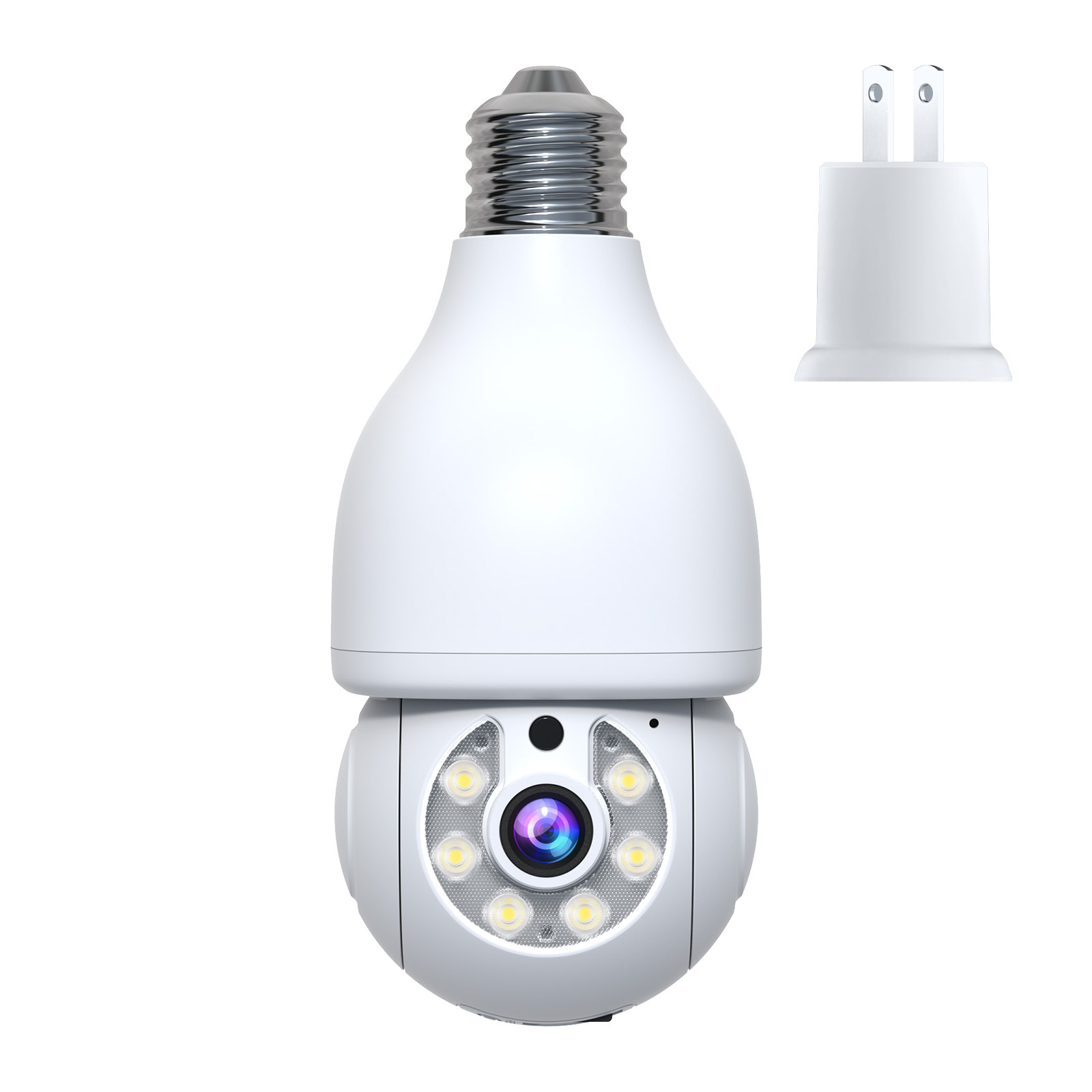 Cámara de Bombilla LED para Interiores, Portalámparas E27, Comercio Exterior, Gran Venta Transfronteriza, Rotación de 360 Grados, Vigilancia Inalámbrica de Alta Definición image 6
