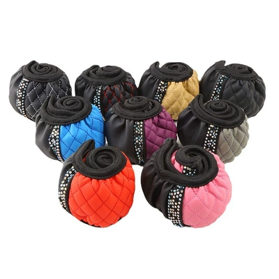 Wheel Cover, Leather Three-Dimensional Interior: Steering wheel cover