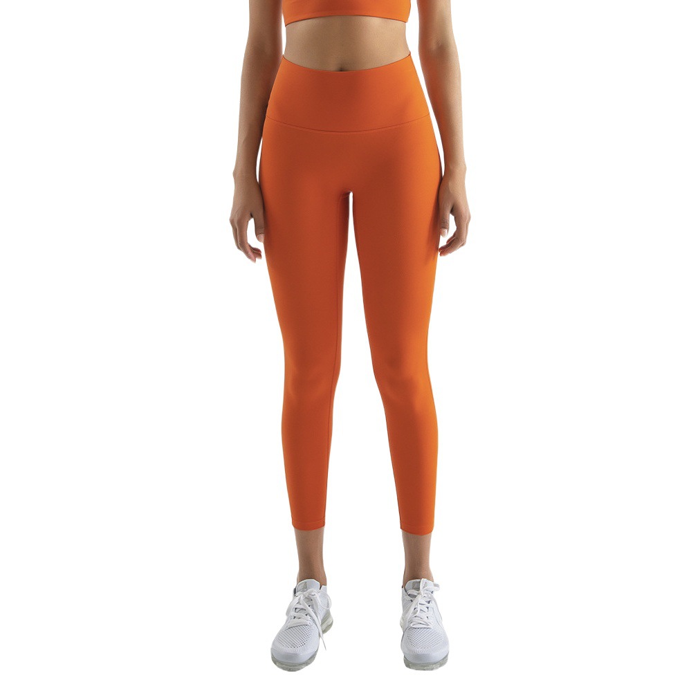 2022 pantalones de yoga cepillados de doble cara no embarazosos Levantamiento de cadera cintura alta deportes fitness pantalones cortos Pantalones deportivos fitness