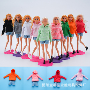 New 11 Inch Doll Clothes 30cm Toy Doll Mini Fashion Sweater Sports Design Shorts Dress Cross-border Foreign Trade
