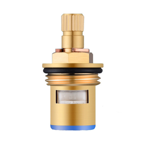 Faucet cartridge parts faucet adapter converter single cold inner core shut-off valve angle valve quick-open copper cartridge