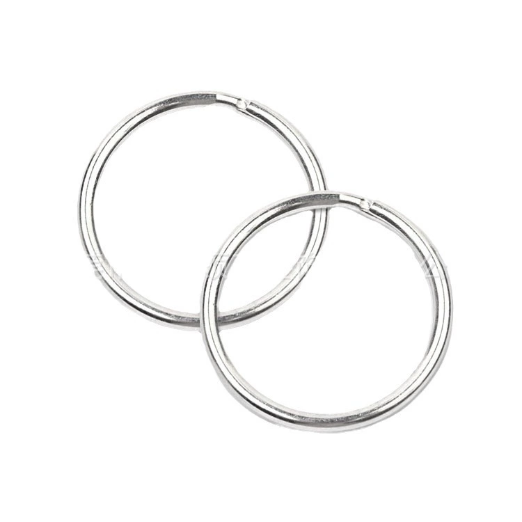 Wear-resistant keychain stainless steel for keys with zipper, acrylic accessory, DIY