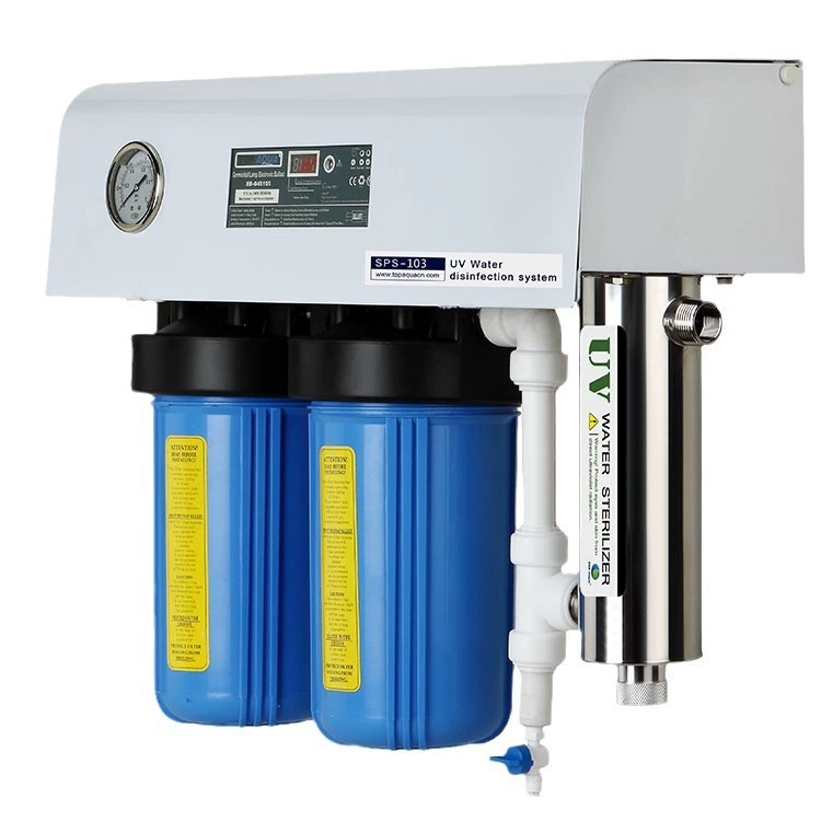 Бытовой УФ-УФ стерилизация фильтр прямой питьевой воды кухня весь дом 304 машины для очистки воды оборудование оптом