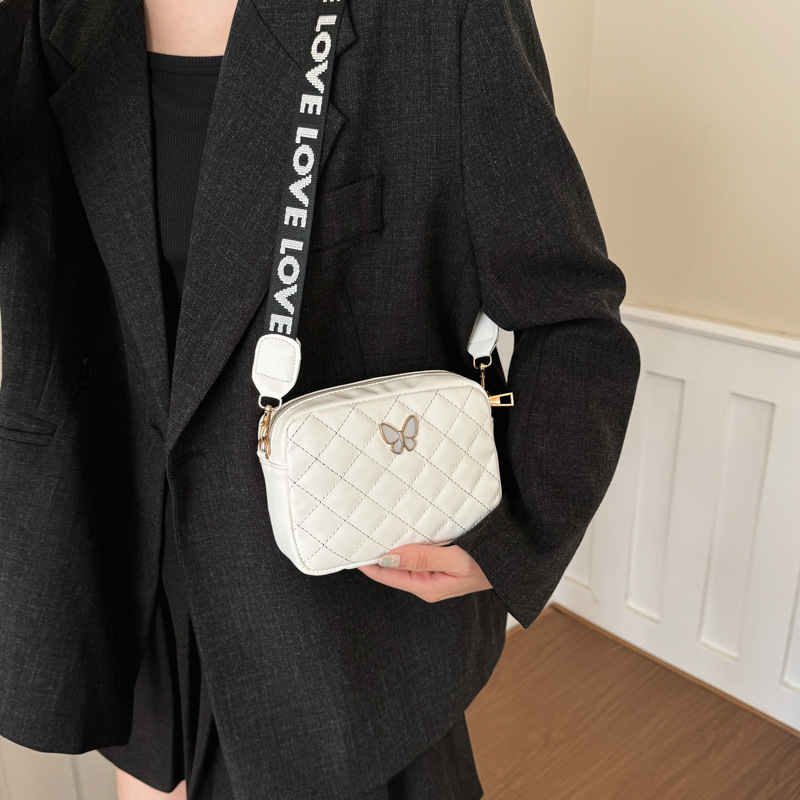 Bolsos de comercio exterior transfronterizo para niños, bolsos de hombro de moda, bordados de diamante, bolsos de cambio para niños y niñas, lindas mariposas para bebés.
