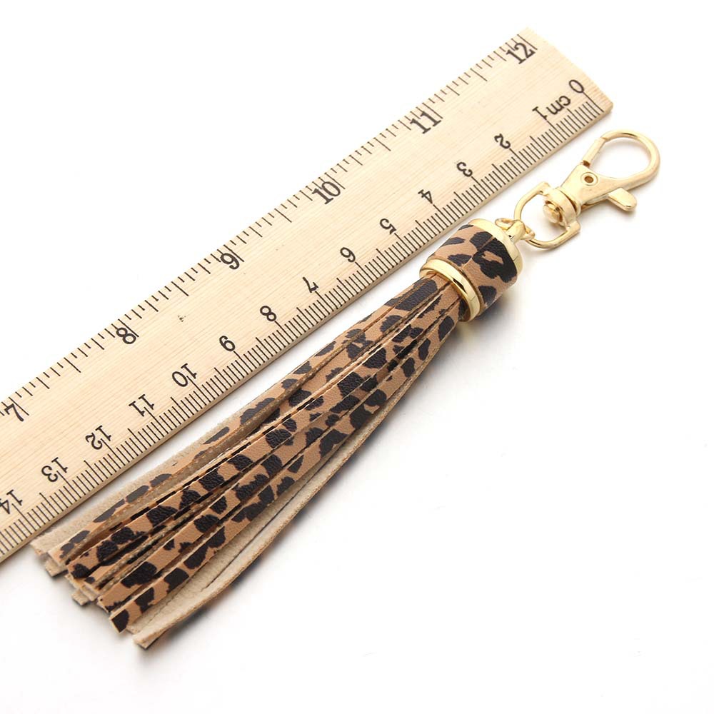 14g Weight Keychain Classification 1 Piece Quantity Daily Occasion Pu Leather Material Tassel Pattern Unisex Gender Simple Style Style Simple Style Tassel Pu Leather Unisex Keychain 无