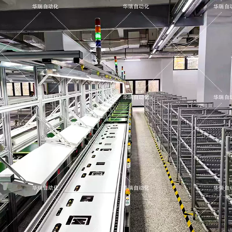 自动化输送线倍速链流水线电子电器生产线电机马达智能输送带