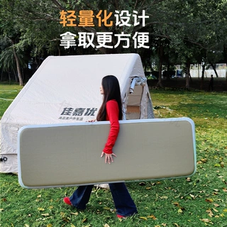 工厂拉丝充气床垫户外露营单双人弹丝云床家用打地铺全自动气垫床