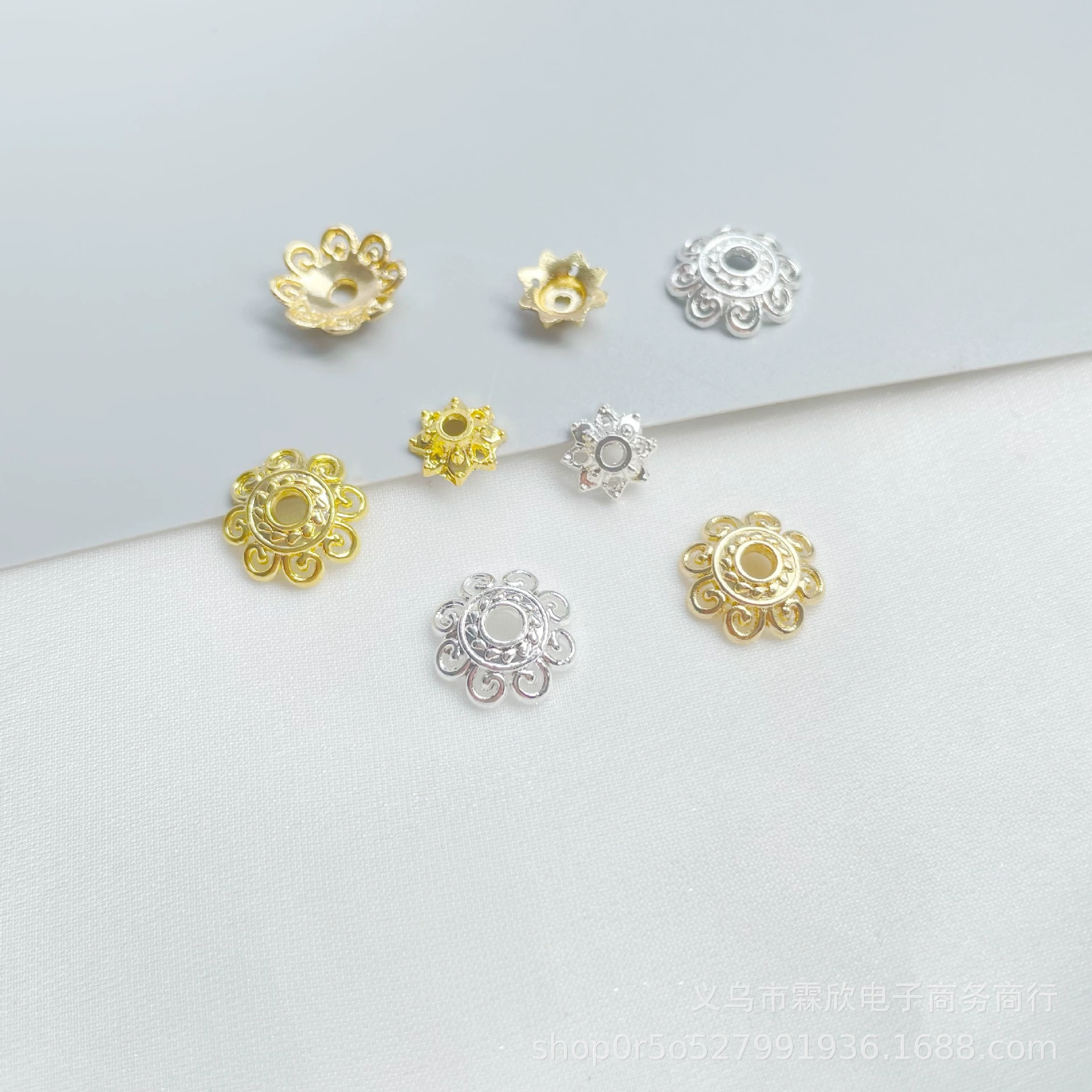 Аксессуары из сплава полый держатель для цветов восьмиугольный маленький держатель для цветов DIY ручной работы антикварная шпилька аксессуары для волос