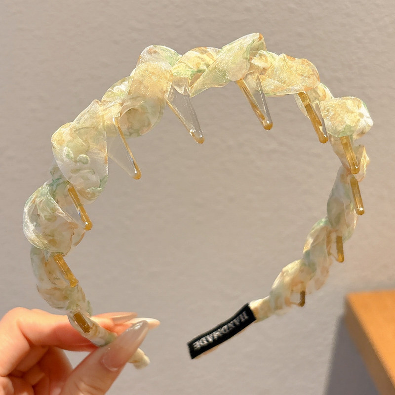 Diadema alta para mujer, nueva colección 2026, accesorio para el cabello estilo Chanel francés, elegante banda ancha para el cabello.