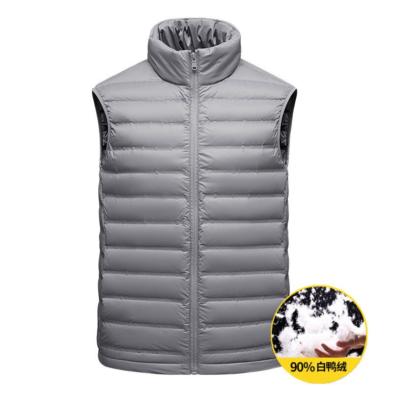 Autumn and Winter High-Quality Lightweight Couple's down Vest, Warm and Fashionable, Unisex down Jacket Vest, White Duck down Gilet
