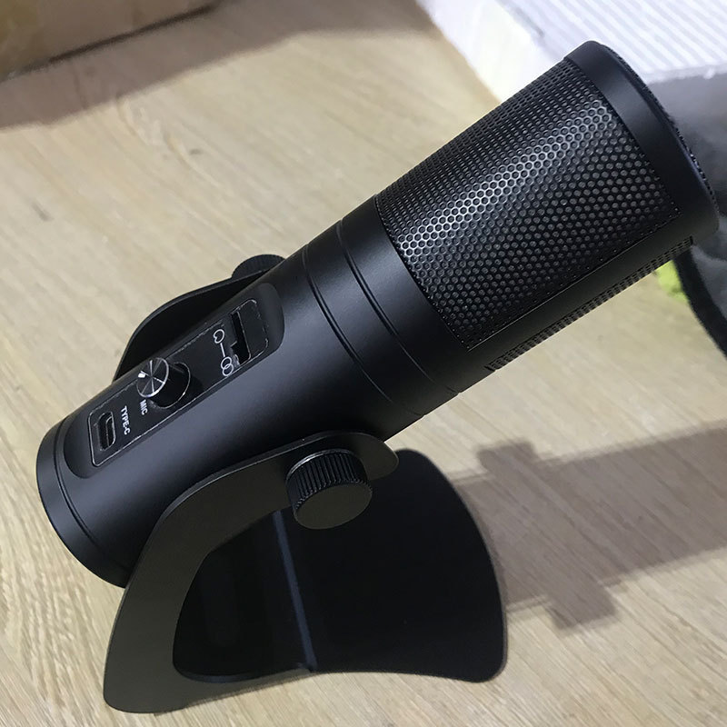 デュアル指向rgbステレオusbコンデンサマイク携帯電話パソコンライブ録音吹き替え歌うハイエンドマイク|undefined