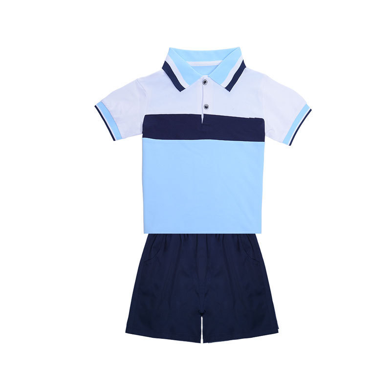 瀾洋貝青少年小学生服中学生制服スポーツスーツ夏服方陣服|undefined