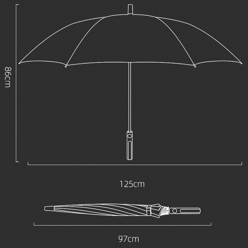 Waterproof cover golf umbrella double three person men's large wind-resistant umbrella vinyl long handle umbrella business gift umbrella wholesale