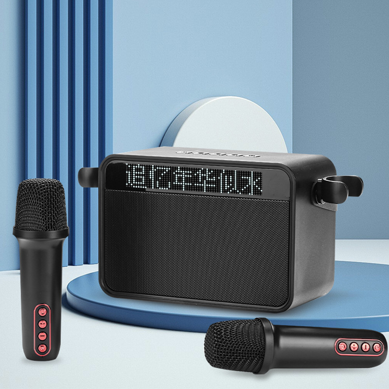 国境を越えたY-16は歌詞付きで無線bluetoothスピーカー屋外家庭用マイク付きk歌音響一体型を示している|undefined