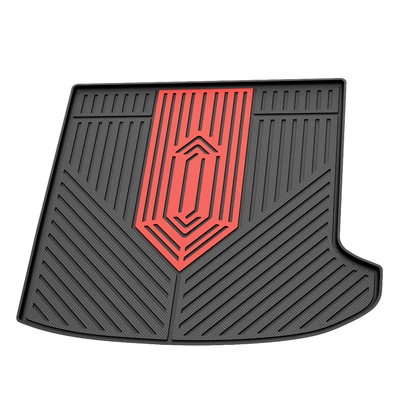 Colorful Tpe Car Floor Mats, Modelə uyğun ayaqaltı - shangjie-z7z7t-tail-box-pad-qin-ye-red