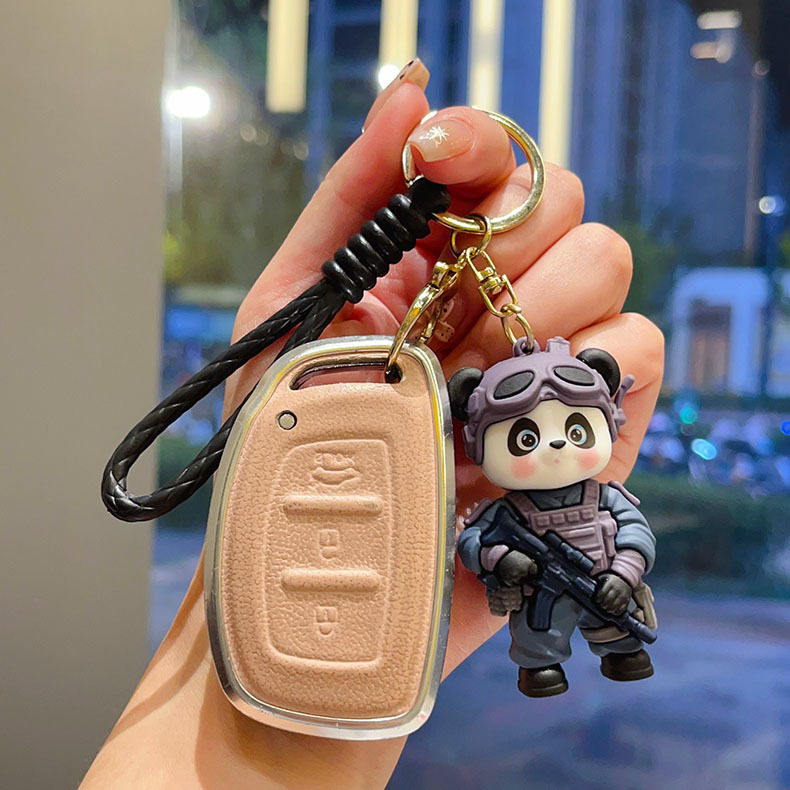 卡通特警熊猫钥匙扣创意潮酷可爱公仔情侣包包挂件小礼品厂家批发|undefined
