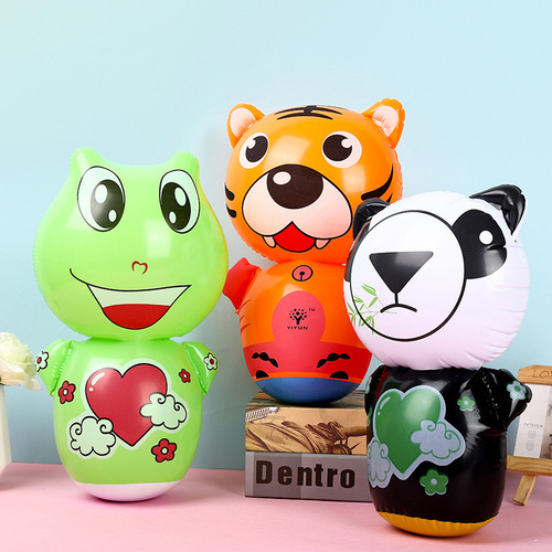 36 inflatable tumbler toy dolphin penguin tumbler sandbag toy gift rabbit tumbler