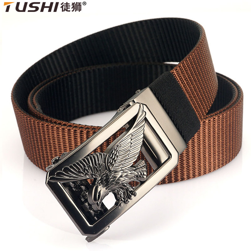 New 3.5 thickened double-sided nylon belt Joker casual outdoor belt rotating automatic buckle belt wholesale New 3.5 thickened double-sided nylon belt Joker casual outdoor belt rotating automatic buckle belt wholesale
