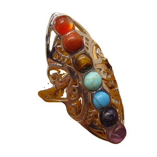 Origin crystal, ethnic style ring, lapis lazuli ring, foreign trade cross-border jewelry wish ring