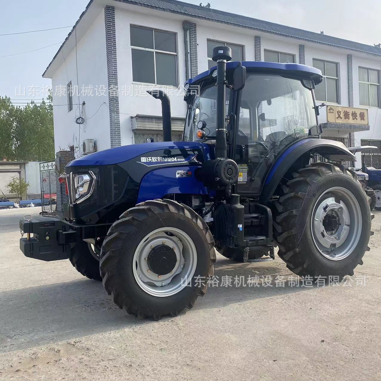 雷沃欧豹M1204-5X农用拖拉机空调驾驶室12+12梭式换档旋耕打田机