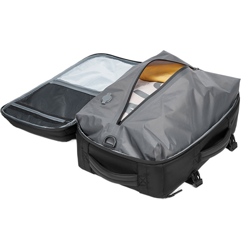Cross-Border Backpack for Men, Large Capacity, Airbag Storage, Business Backpack, Oxford Cloth Waterproof Travel Bag, Business Commuting