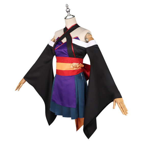 Thousands of Love Flowers and Rain Costume cos Cartoon Headwear Cartoon Theme Comic-Con Dress Up suit Kimono Female