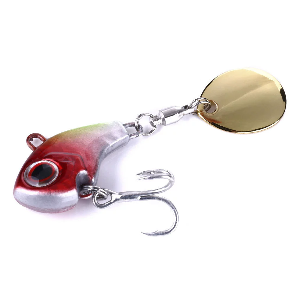 Приманка VIB lure Aoyuan 9–22 г, вращающаяся металлическая лезвие с блестками, дальний заброс