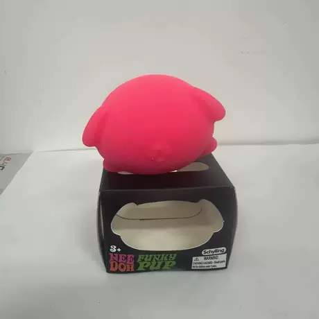Squishy puppy toy - red