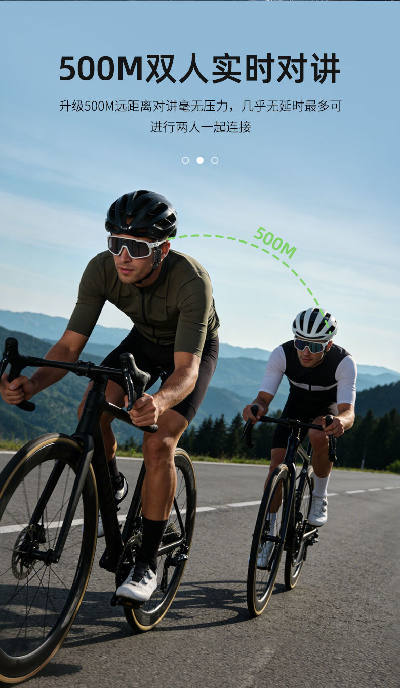 Grenzüberschreitende neue tragbare Radsport-Spezialkopfhörer für Extremsportarten, Ski-Doppel-Gegensprechanlage, Helm-Bluetooth-Kopfhörer