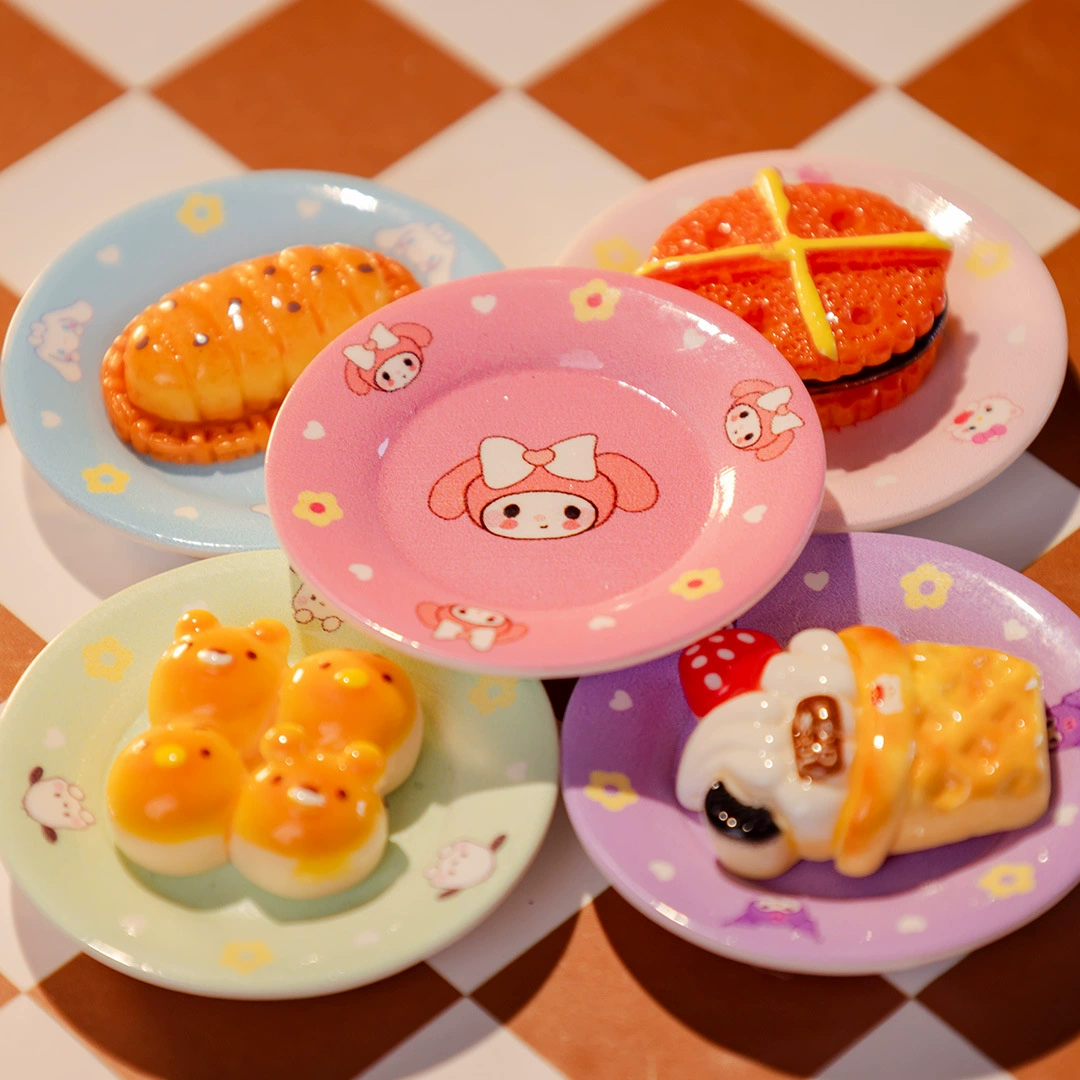 Sanrio Hello Kitty, мини-игрушечная еда, мультяшный креативный аксессуар с дополнениями, ручная работа