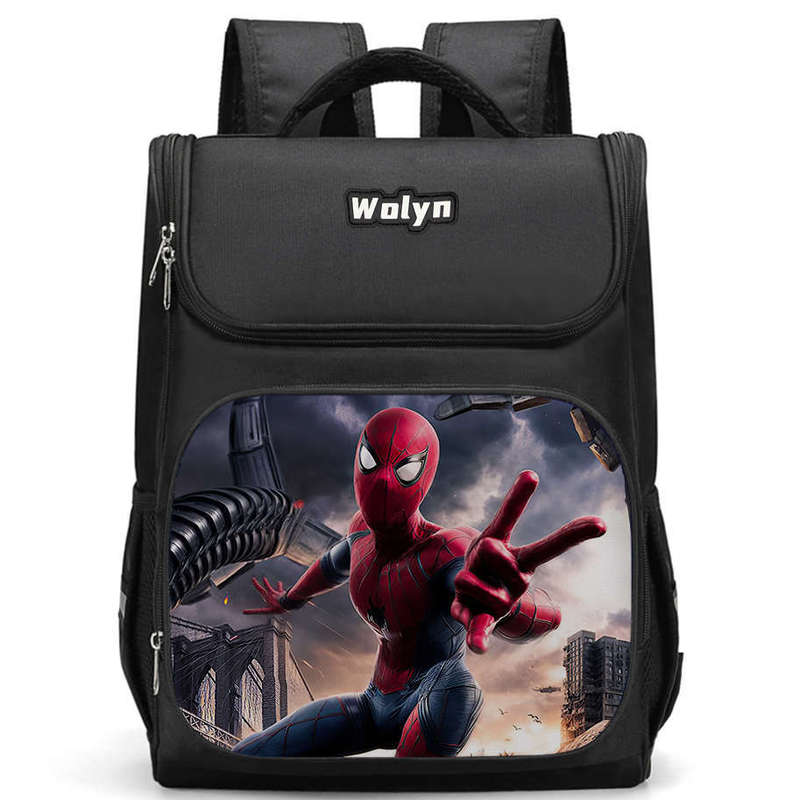 Spider-Man Multi-Compartment Lightweight Durable Backpack with Multiple Compartments, Simple and Versatile Design, Lightweight and Burden-Reducing Spider-Man Multi-Compartment Lightweight Durable Backpack with Multiple Compartments, Simple and Versatile Design, Lightweight and Burden-Reducing