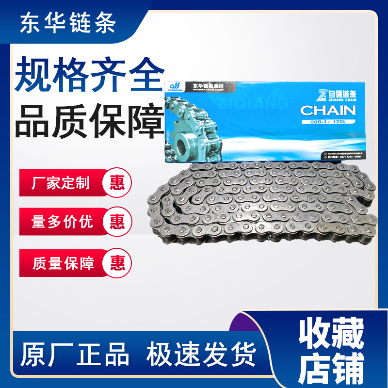 东华自强链条 精密滚子链 06B 08B 10A 12A 16A 20A 24A 28A 32A