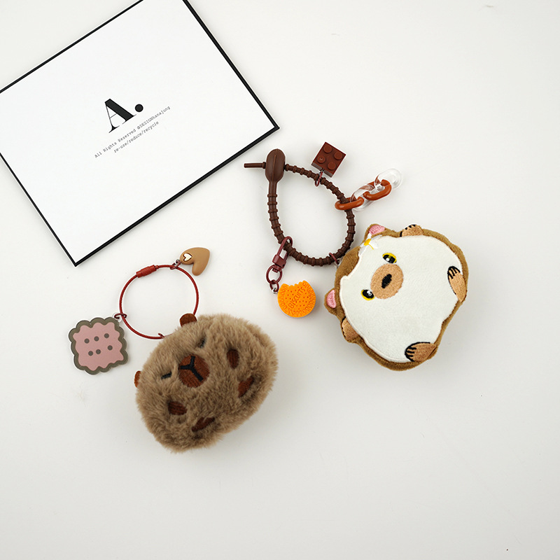 キーホルダー｜カピバラ・かわいい・ぬいぐるみ・バッグチャーム・リュック用・小物・おもちゃ|undefined