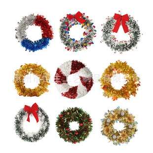 Sample Christmas Pvc Garland Halloween Pet Wreath Valentine's Day Heart Wreath Door Hanging Decoration Ornaments