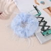 Big elastic hair rope, hair accessory, simple and elegant design, Korean style, internet celebrity