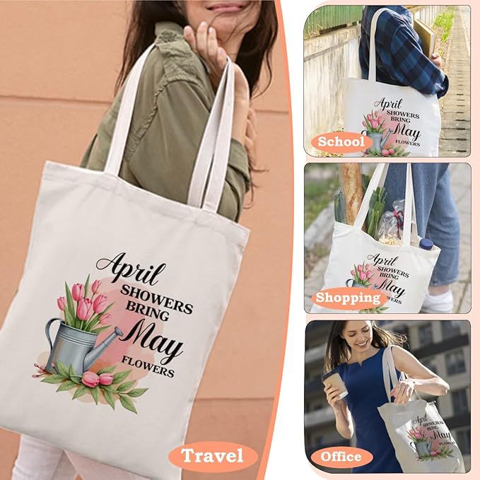 Amazon crossover explosity English Flower Algodón y lino Bolso de lona con estampado de doble cara Bolso de hombro pequeño fresco al por mayor