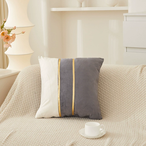 Double gold thread-dark gray