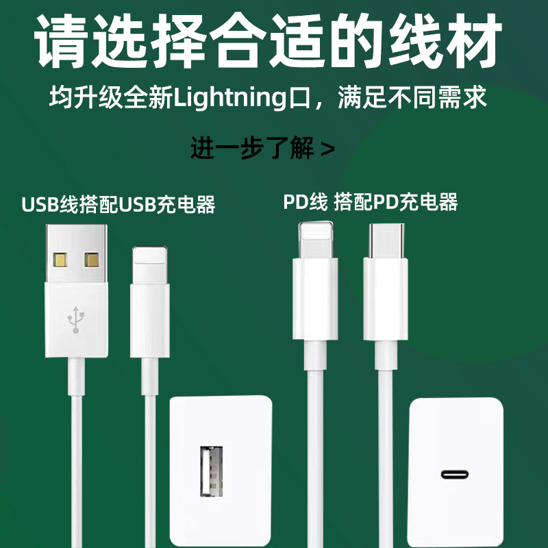 PD doble puerto C cable de datos de carga rápida para iPhone Apple 15 cable de datos original tipo-c cable de carga de teléfono móvil