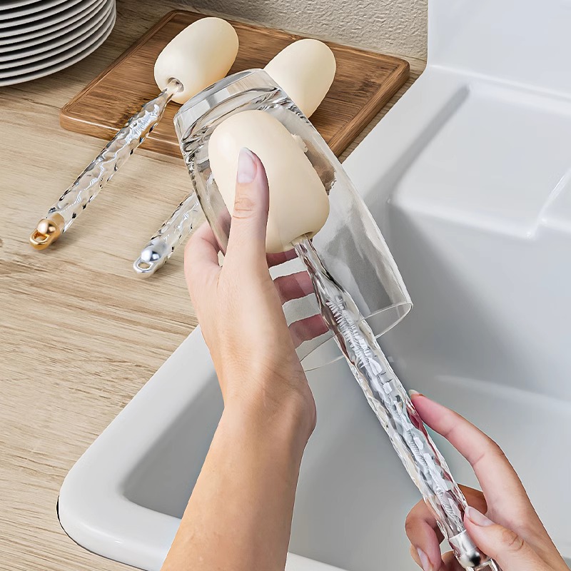 洗杯刷保温杯茶水杯多功能专用海绵清洁刷子长柄三合一无死角神器