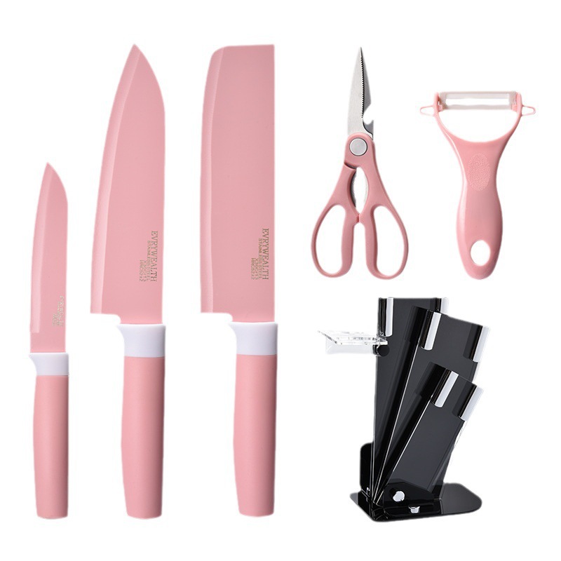 Comercio exterior cuchillo traje combinación de cocina cuchillo de corte de carne conjunto cuchillo de cocina de acero inoxidable cuchillo de cocinero conjunto de seis piezas