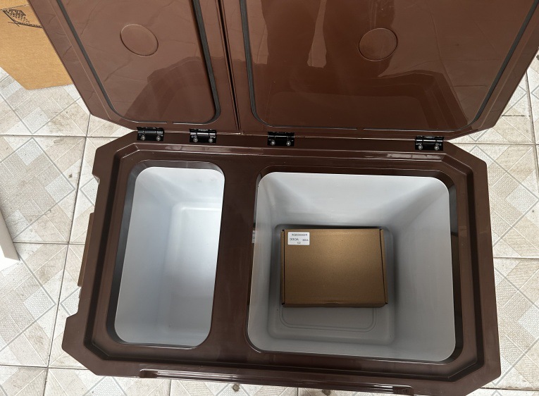 Ice Tiger 2024 Double Door New Compressor Refrigerator Freezing Partition Car Home Dual-Use 12V24V Freezer
