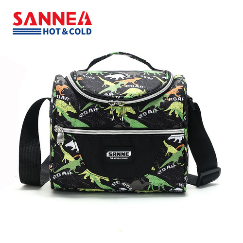 SANNE thickened lunch bag, portable children's lunch bag, outdoor picnic insulated lunch box bag, cross-border cold storage ice bag