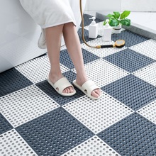 地面铺垫地垫厕所防滑垫整铺冲凉房防水垫子卫生间满铺硅胶拼接