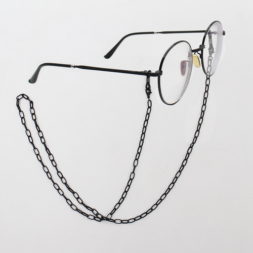 Glasses chain for women cross-border silicone non-slip buckle chain high-end ins pearl chain glasses chain