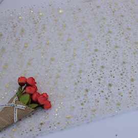 2021 雪花雪人烫膜圣诞网纱印花 万圣 柔软童装 舞台装 定制批发