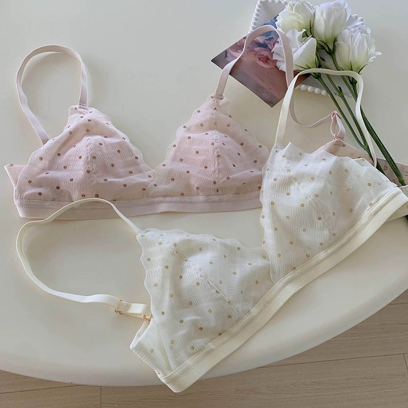 女性用の新しいウサギ耳カップ下着、リムなし、小さな胸を押し上げて大きく見せる、たるみ防止、痕跡のない女子学生の甘いブラジャー|undefined