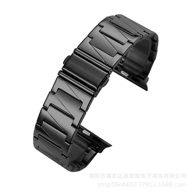 Adecuado para Apple ultra49mm reloj Appl ewatch escalera metal acero inoxidable Huawei Samsung correa de reloj