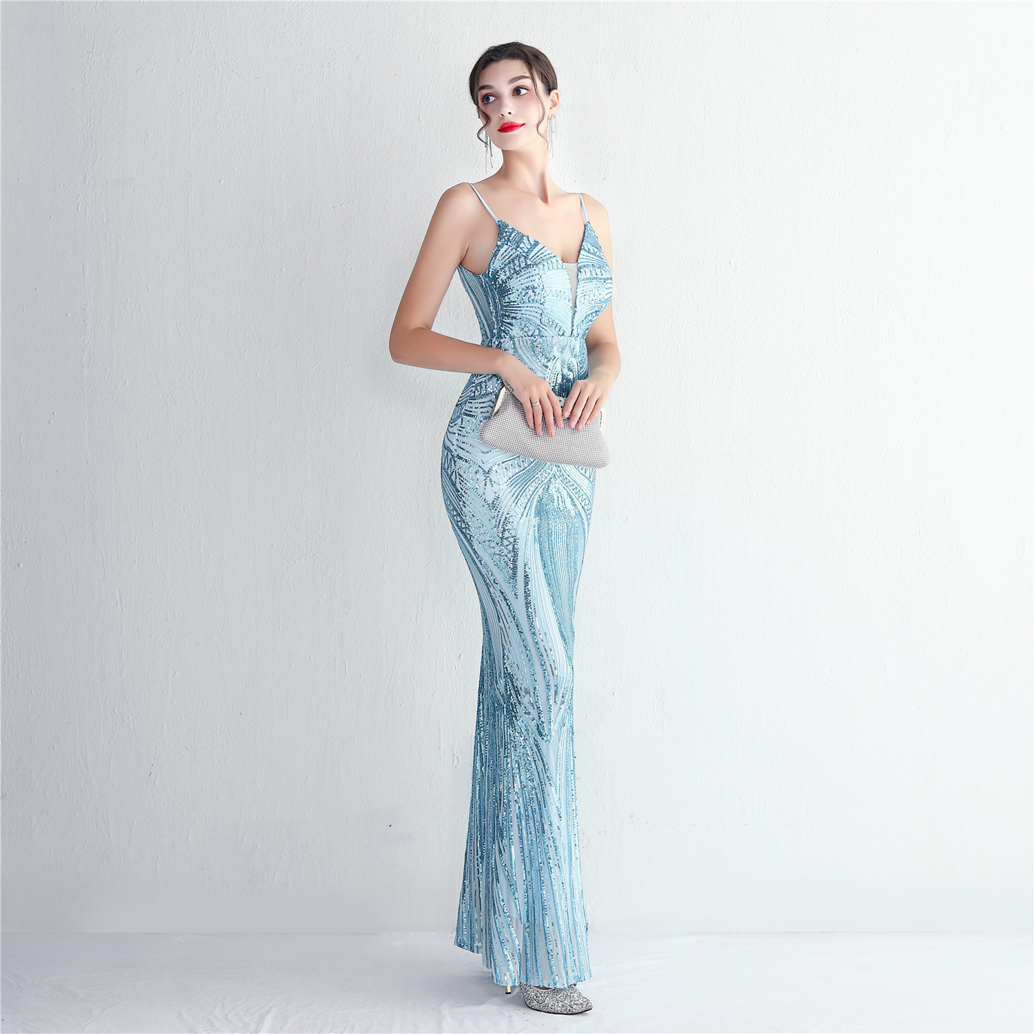D9296 1530K ÁO HAI DÂY NỮ YIEOUBA DÁNG ÔM BODY GỢI CẢM SEXY HỌA TIẾT HOA HAI DÂY HỞ VAI THỜI TRANG NỮ G04 SẢN PHẨM MỚI