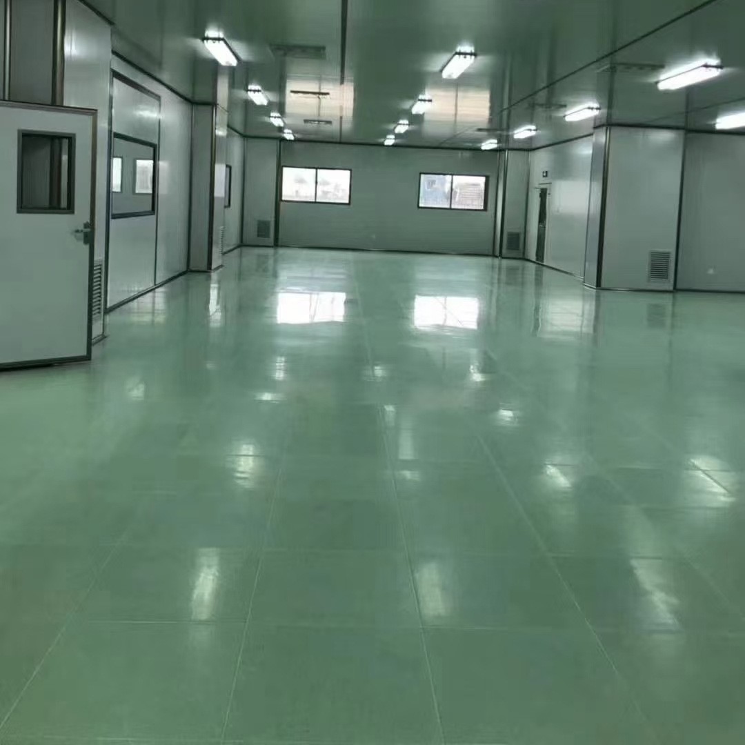 无尘车间环氧树脂静电地板 环氧树脂自流坪地坪材料施工
