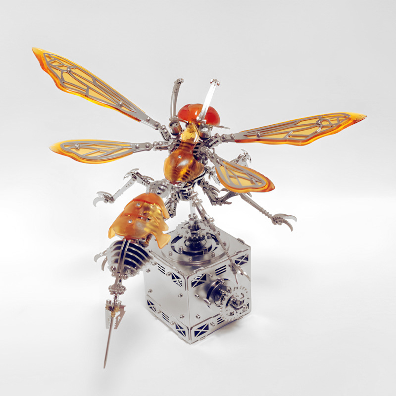 Monstruo de acero 3d metal 3d rompecabezas modelo montaje puesto adulto niños regalo hecho a mano diy juguetes educativos